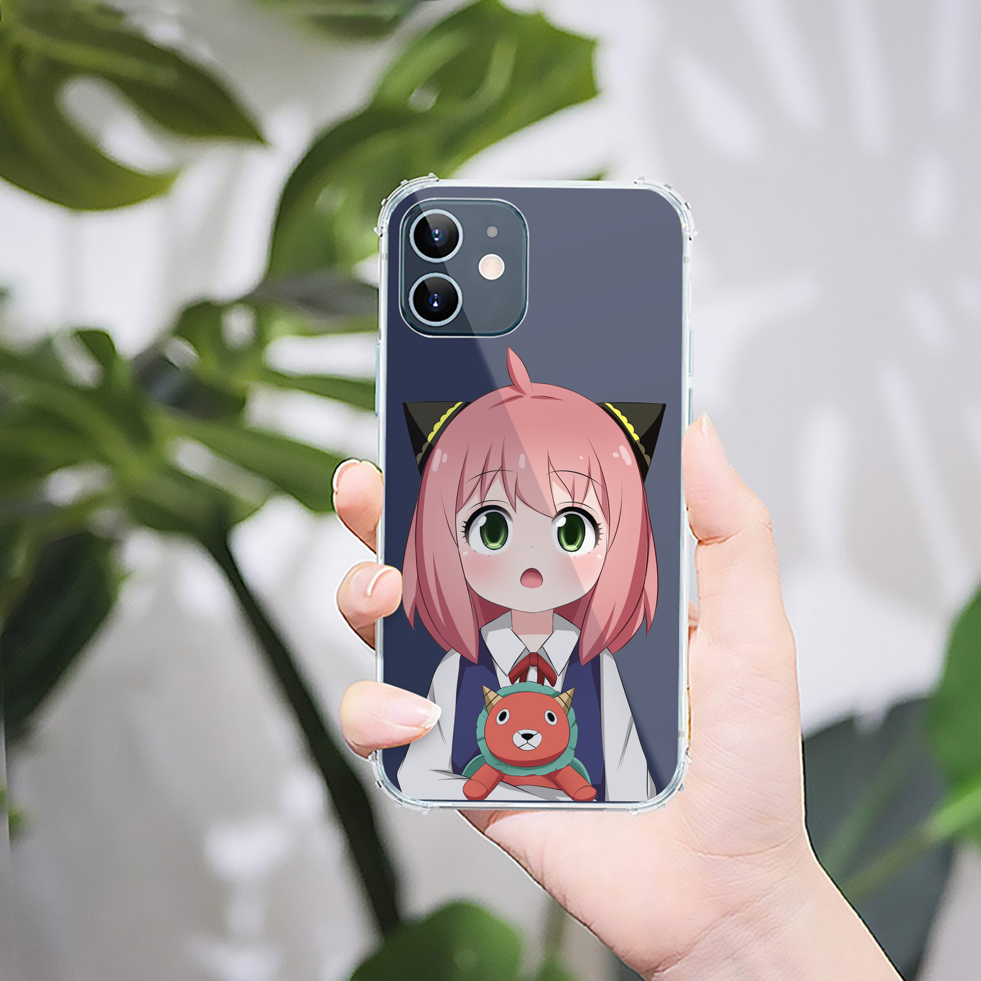 （画像用） SPY×FAMILY间谍家家酒 【iPhone 12シリーズ対応】透明スマホケース（クリアソフトケース）